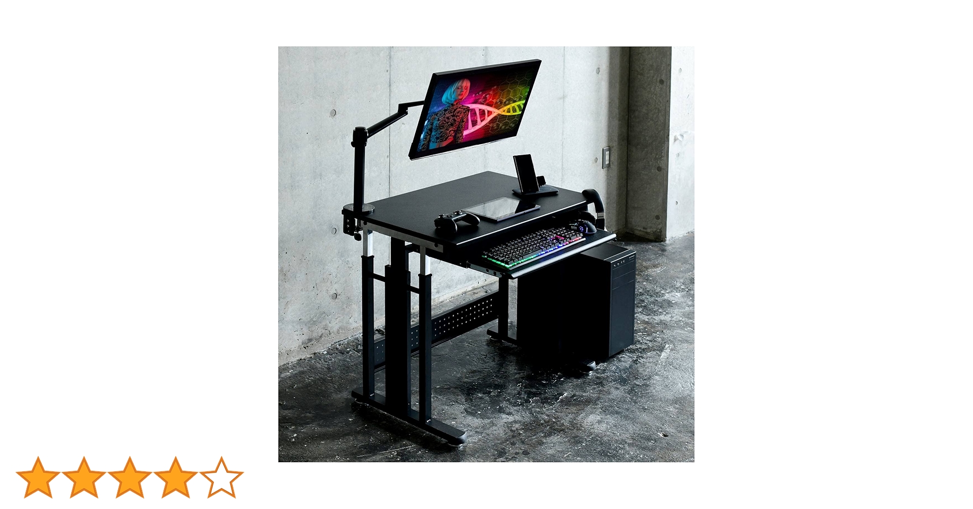 Amazon.co.jp: 山善(YAMAZEN) ゲーミングデスク 高さ65-80.5cm Amazon.co.jp: 山善(YAMAZEN) ゲーミングデスク 高さ65-80.5cm